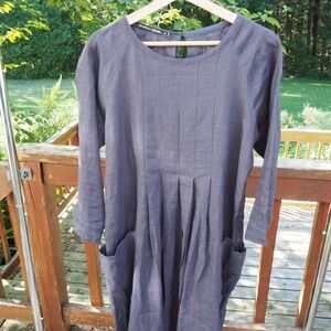 Gudrun Sjödén, 100% Linen Dress in size M, Purple